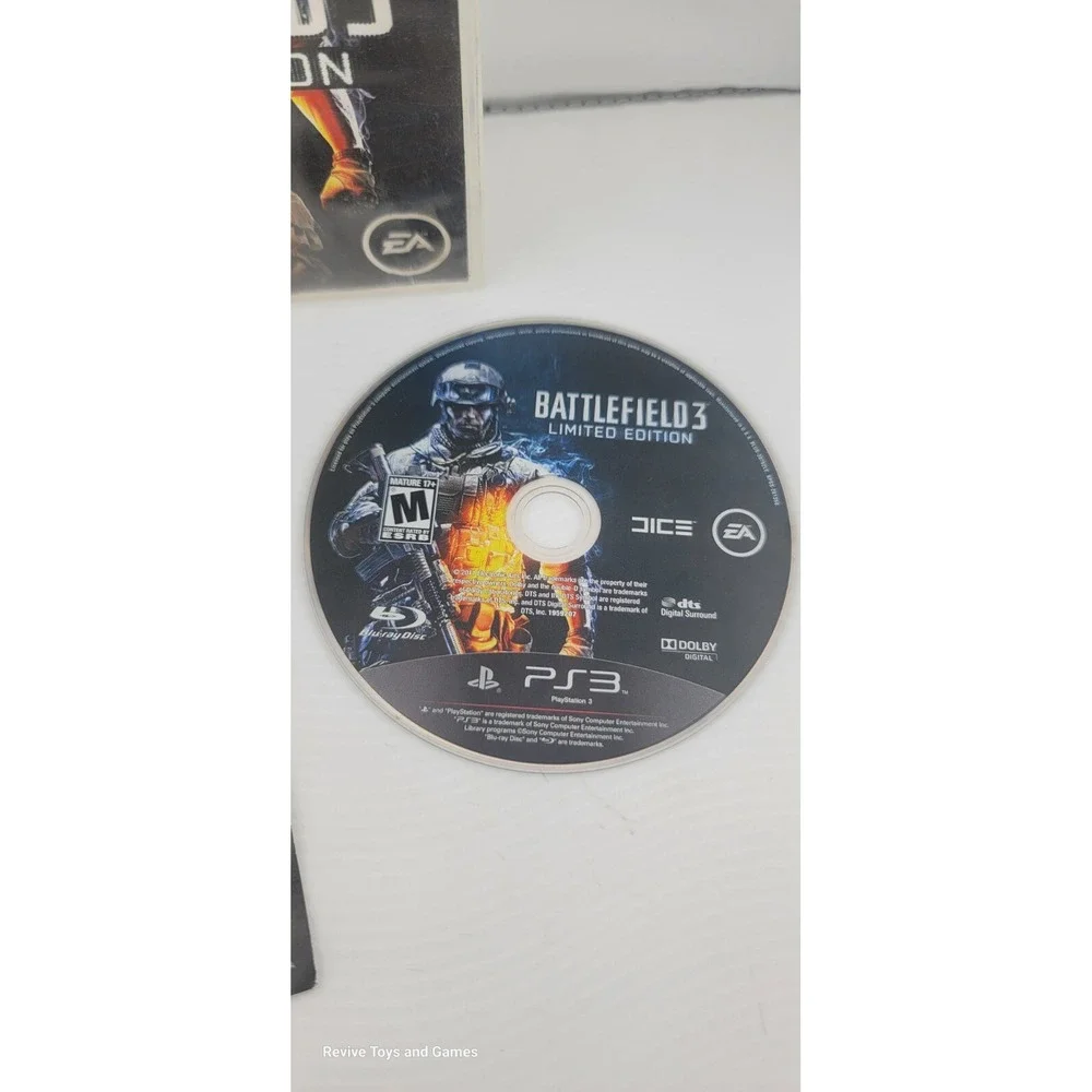 Battlefield 3 Limited Edition (Sony PlayStation 3, PS3 2011) CIB Complete Tested